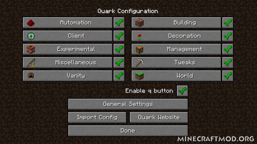 Quark Mod